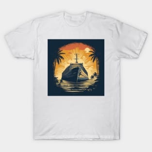 Seafarer's Journey: Unleash Your Inner Adventurer on a Cruise Ship T-Shirt